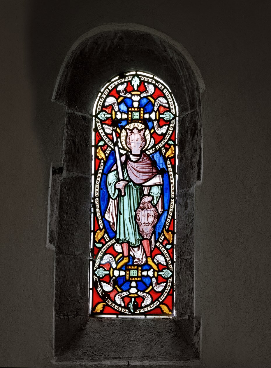 David com cabeça de Golias, 1849 (vitral) de Augustus Welby Northmore Pugin