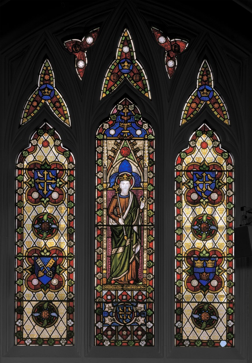 Eduardo o Confessor, 1846 (vitral) de Augustus Welby Northmore Pugin