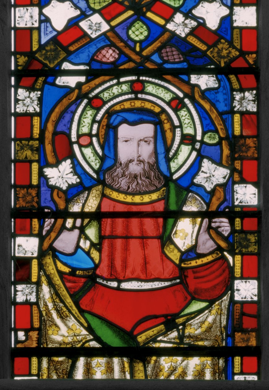 Jesse Tree, detalhe, 1848 (vitral) de Augustus Welby Northmore Pugin