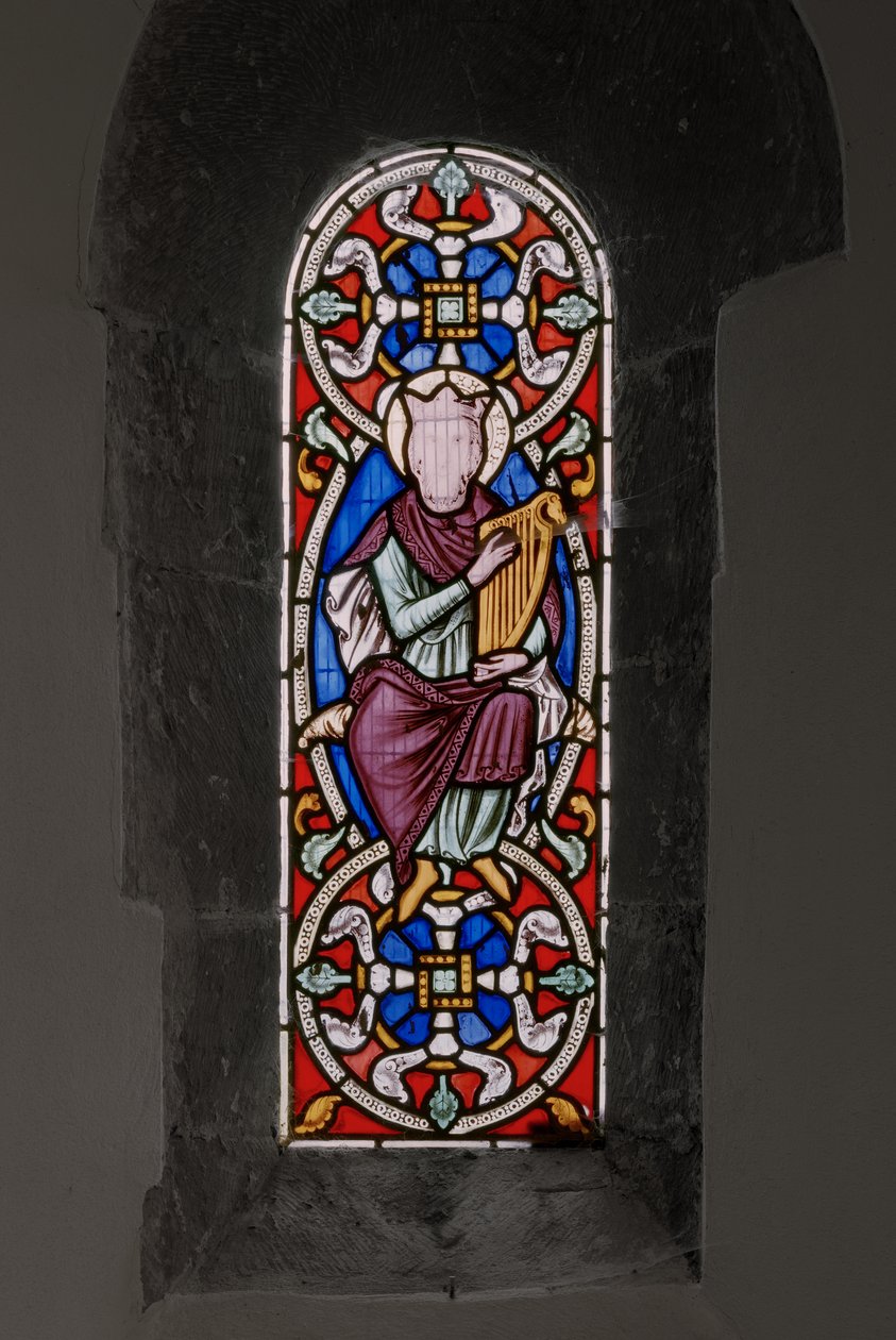Rei Davi, 1849 (vitral) de Augustus Welby Northmore Pugin