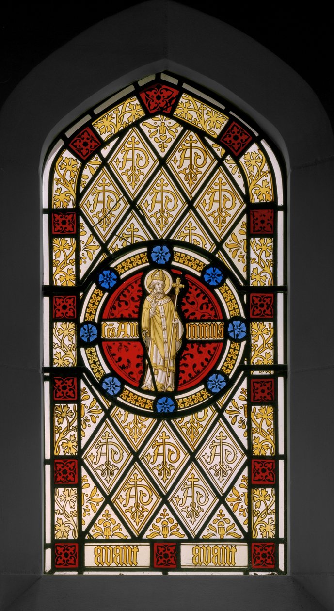 Janela da Biblioteca, c.1844 (vitral) de Augustus Welby Northmore Pugin