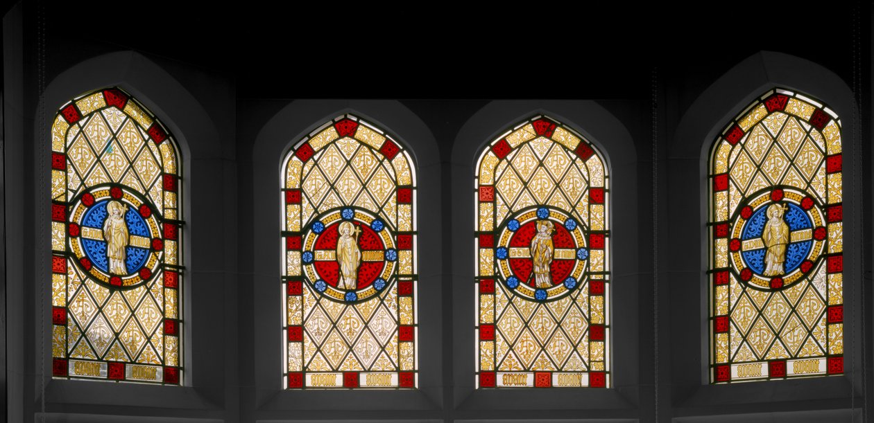 Janela da Biblioteca, c.1844 (vitral) de Augustus Welby Northmore Pugin