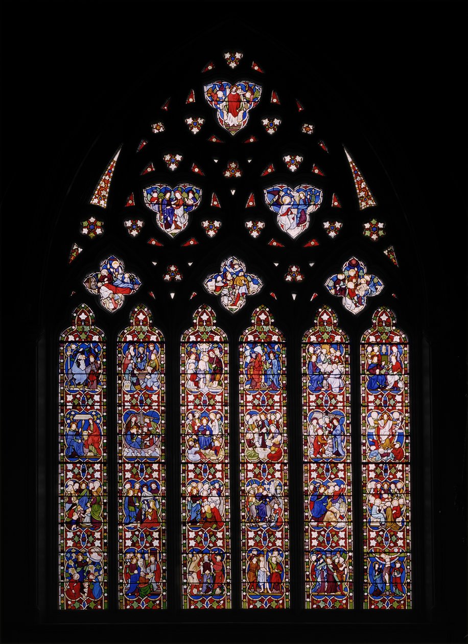 Vida de Cristo, 1850 (vitral) de Augustus Welby Northmore Pugin