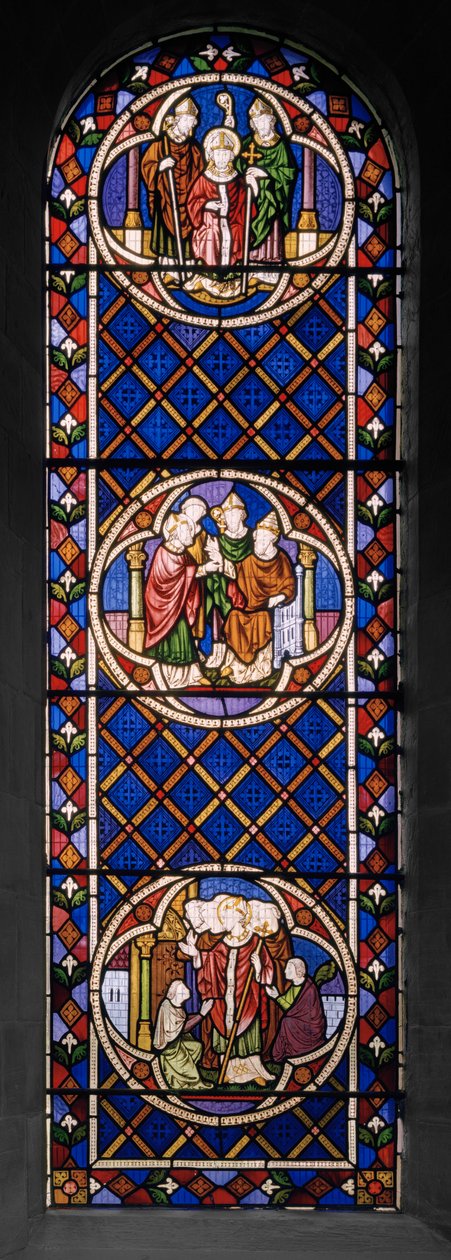 Vida de William de York, 1848 (vitral) de Augustus Welby Northmore Pugin