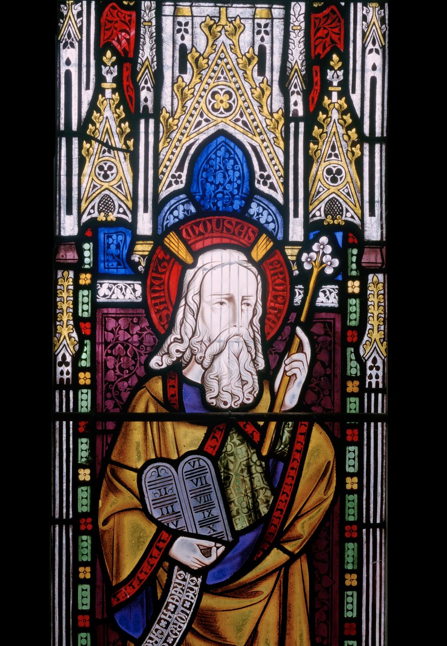 Moisés, 1850 (vitral) de Augustus Welby Northmore Pugin