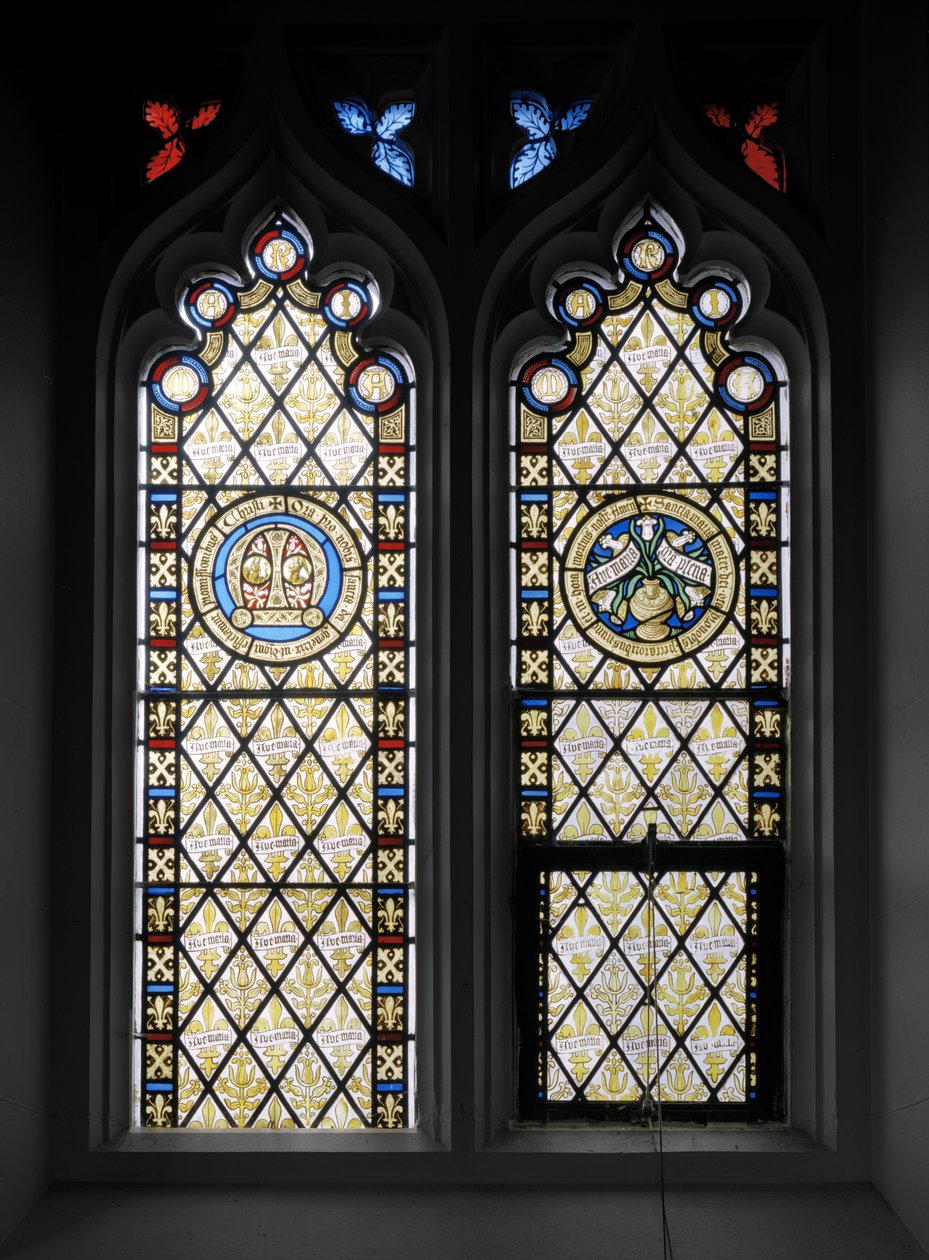 Janela da parede norte, 1841 (vitral) de Augustus Welby Northmore Pugin