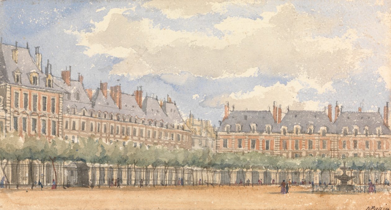 Lugar Royale, Paris de Augustus Welby Northmore Pugin
