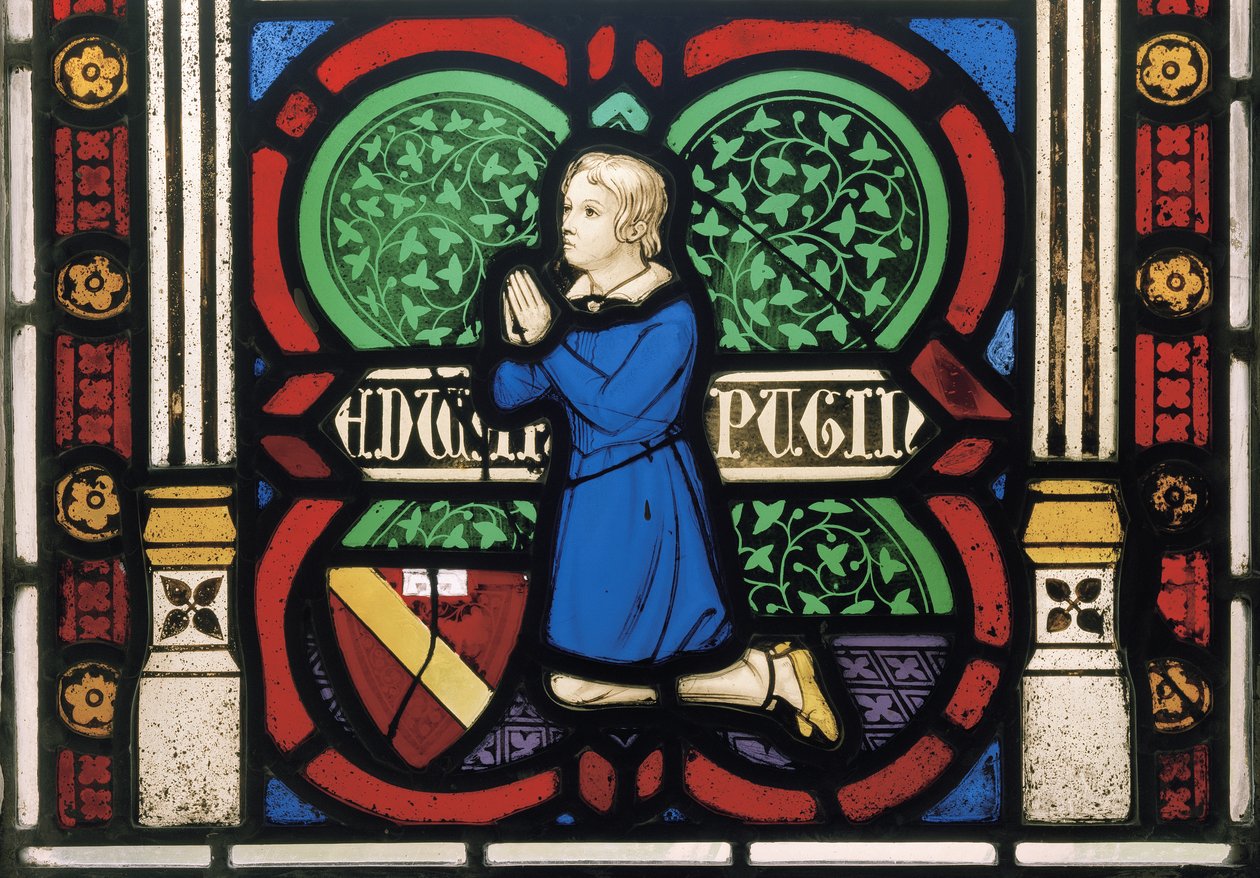 Pugins filho mais velho Edward, Capela, c.1844 (vitral) de Augustus Welby Northmore Pugin