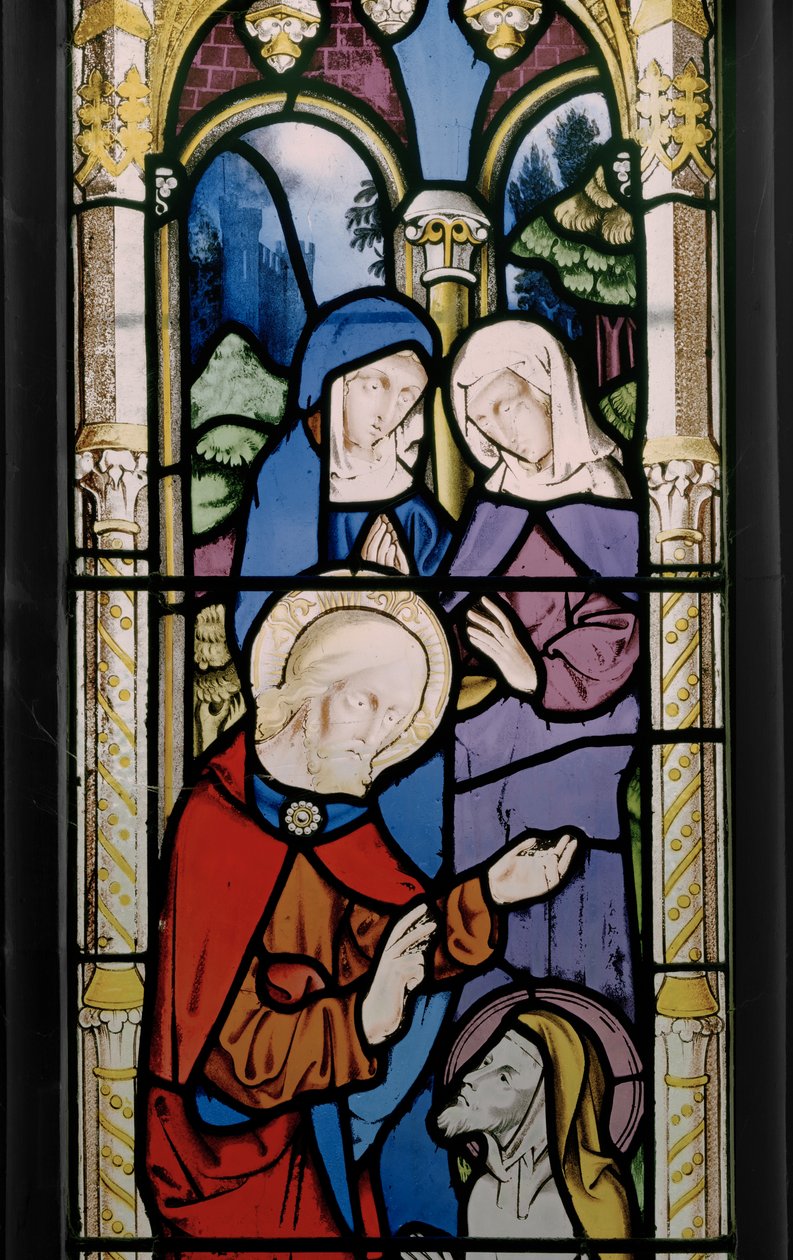 Raising Of Lazarus, detalhe, 1851 (vitral) de Augustus Welby Northmore Pugin