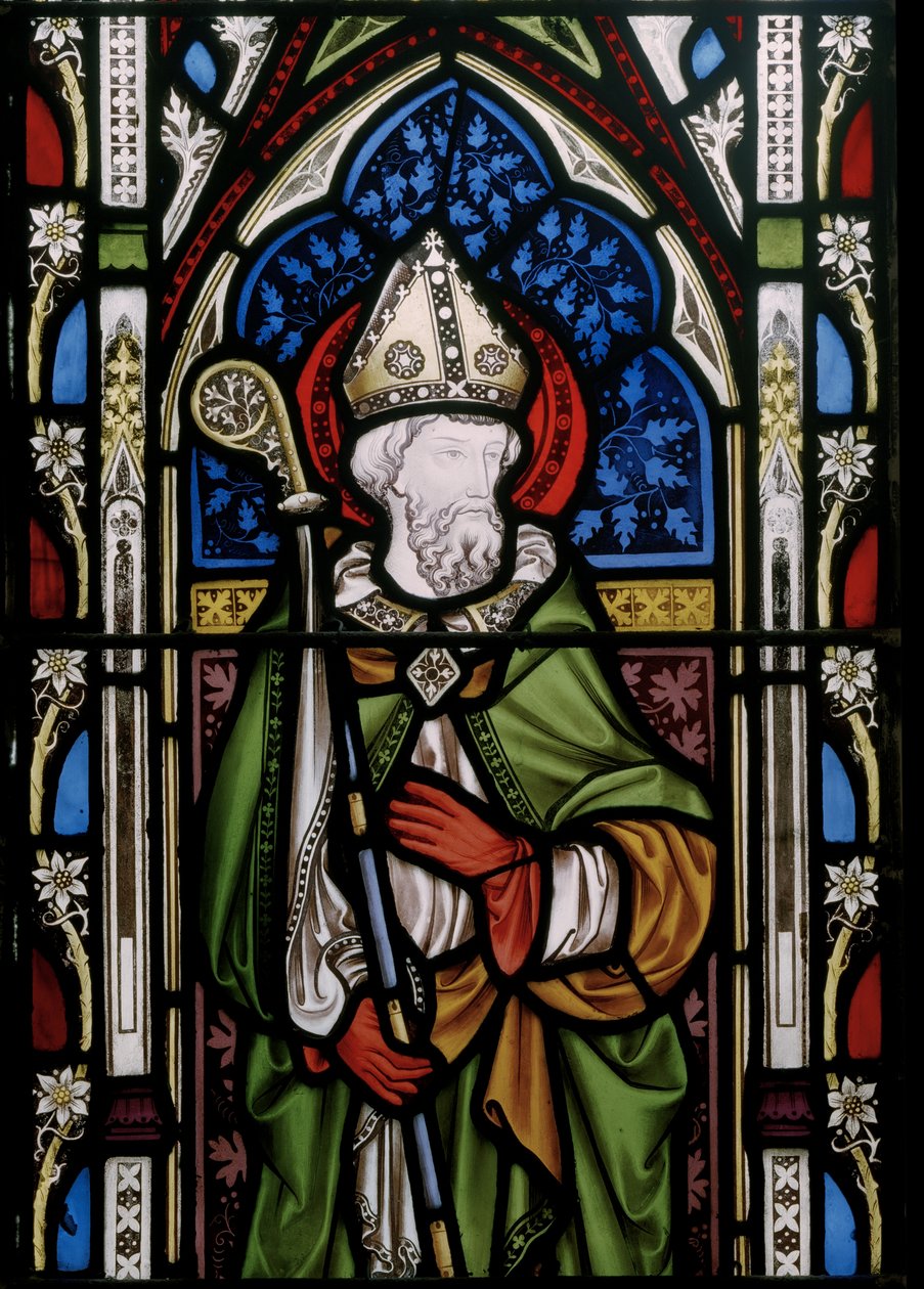 St. David, detalhe (vitral) de Augustus Welby Northmore Pugin