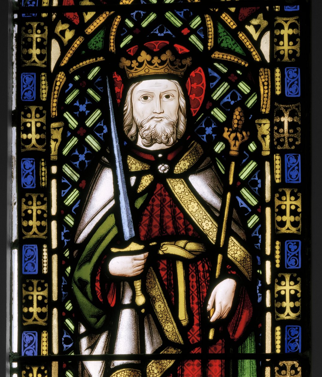 St Oswald, 1846 (vitral) de Augustus Welby Northmore Pugin