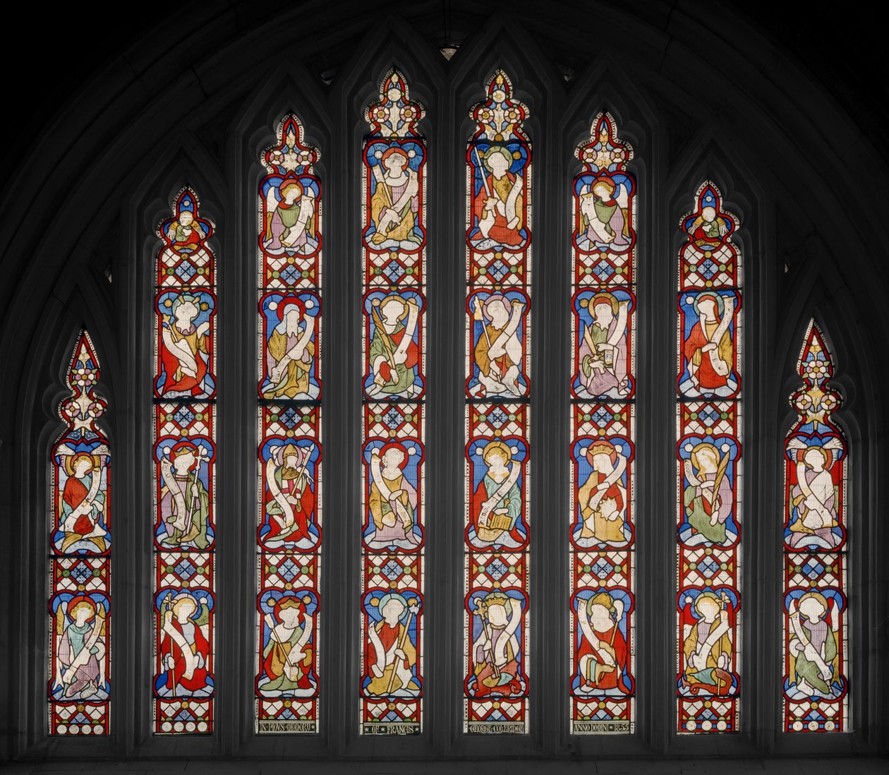 Te Deum, 1850 (vitral) de Augustus Welby Northmore Pugin