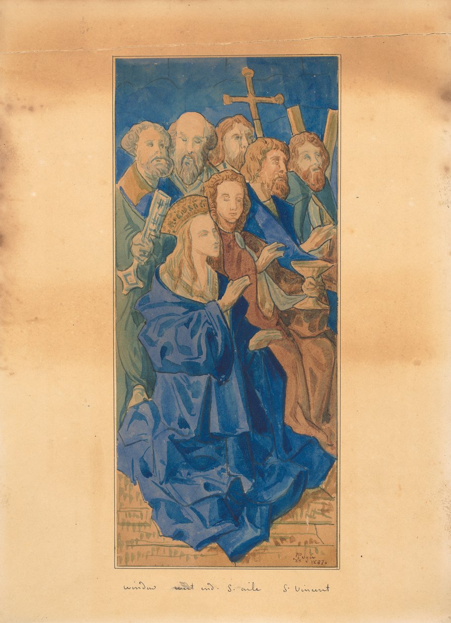 Janela West End, Corredor Sul, Saint Vincent de Augustus Welby Northmore Pugin