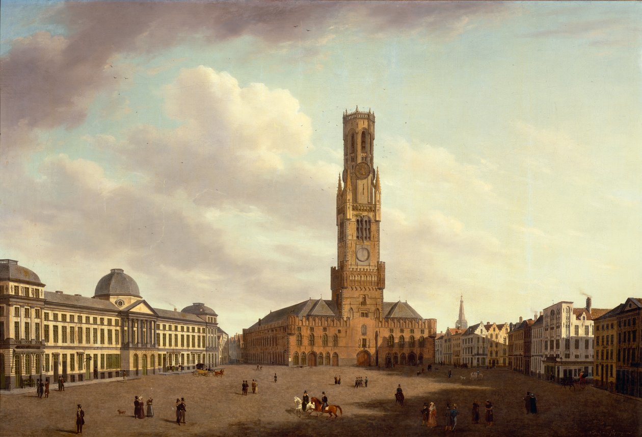 O Markt, Bruges de Augustus van den Steene