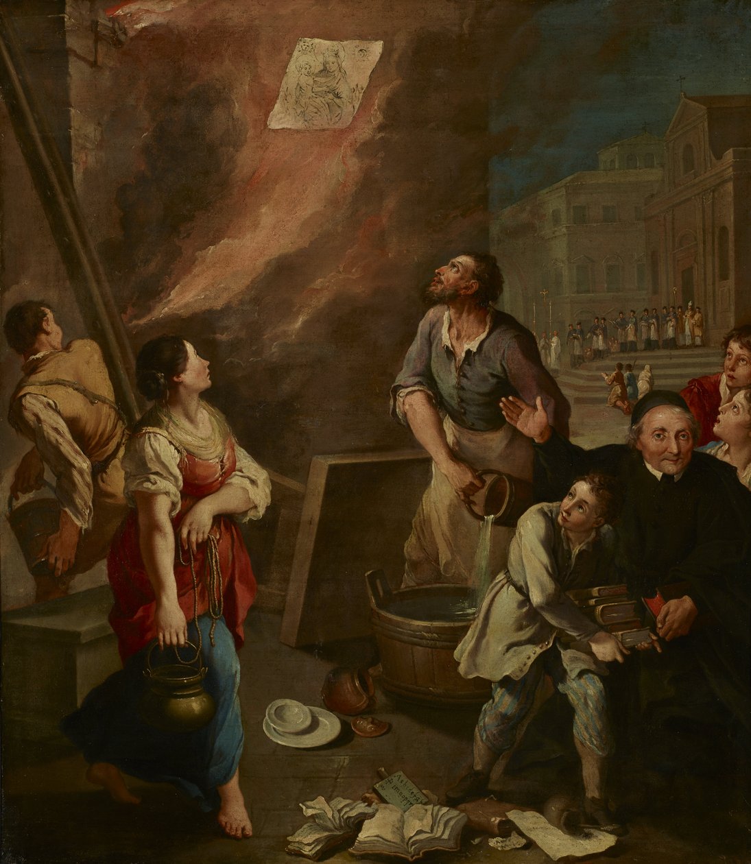Modelo para Madonna del Fuoco, protetora de Forli de Aureliano Milani