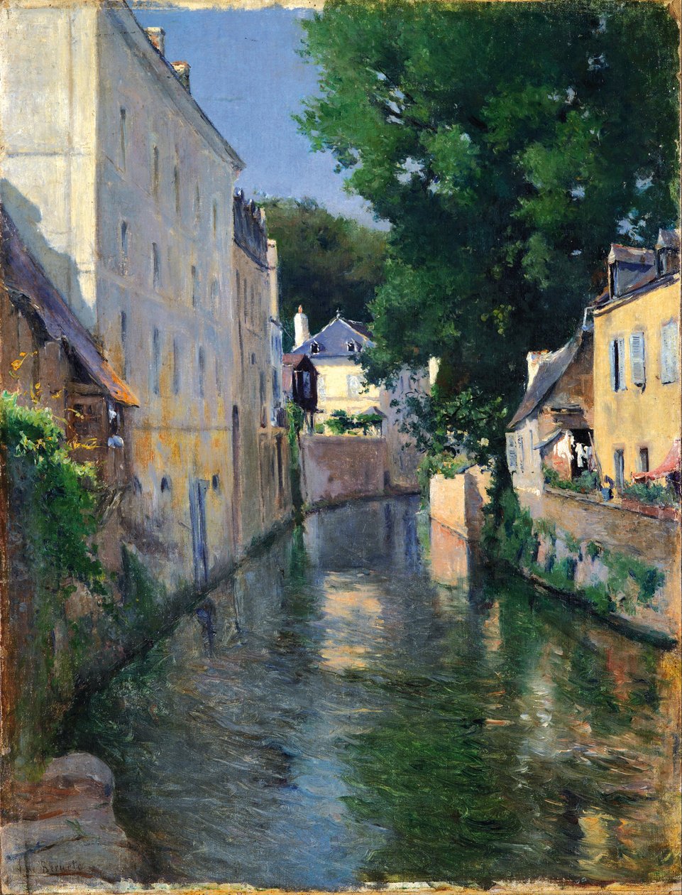 O rio Isole (Quimperlé) de Aureliano de Beruete