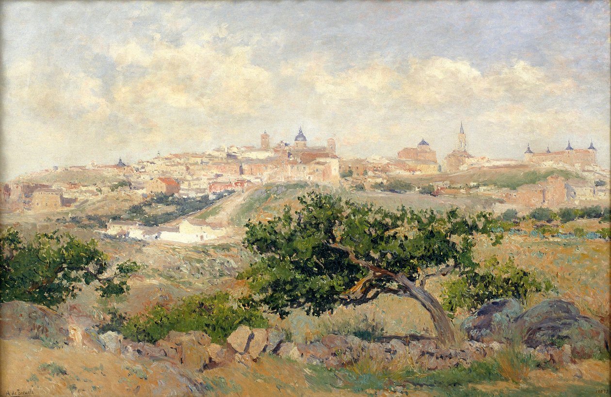 Vista de Toledo de Aureliano de Beruete