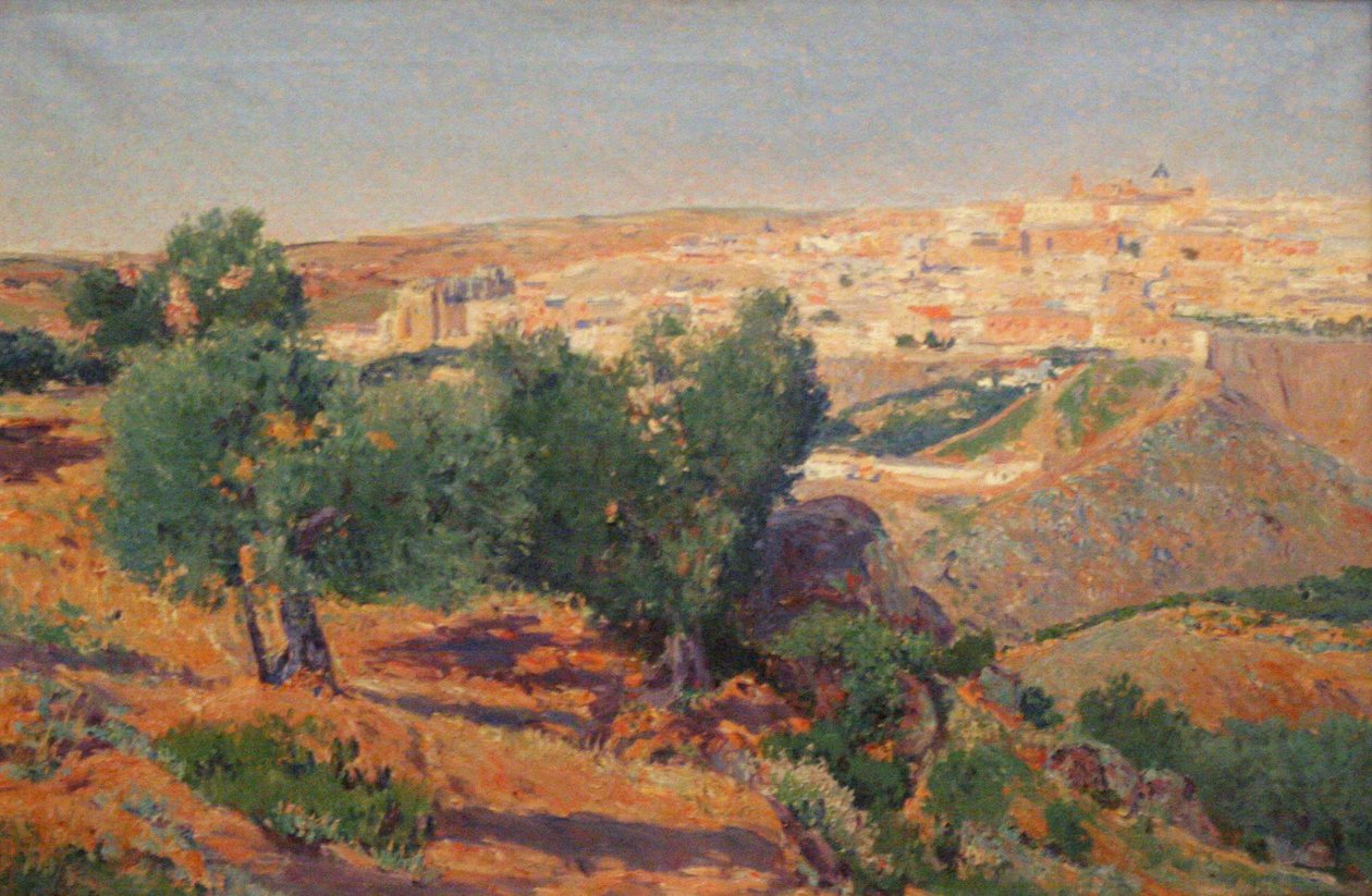 Vista de Toledo de La Vega Baja de Aureliano de Beruete