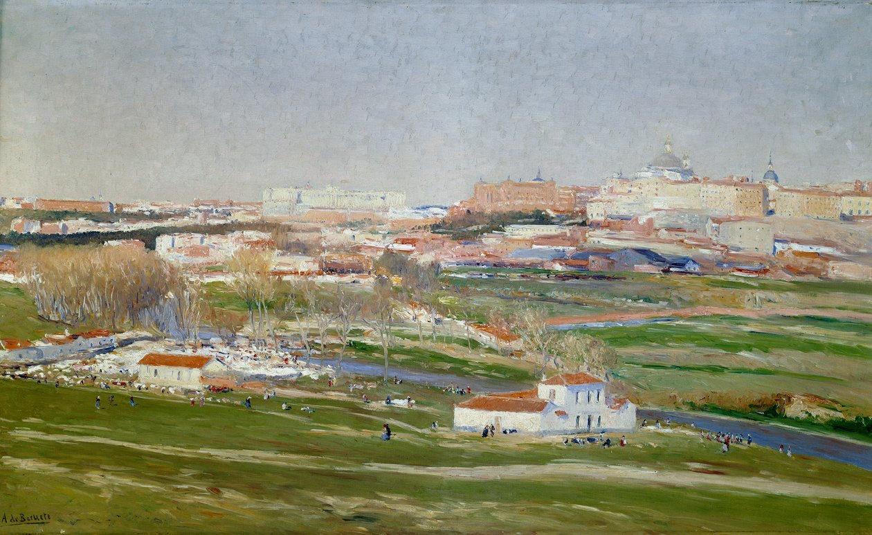 O prado de San Isidro - Aureliano de Beruete de Aureliano de Beruete