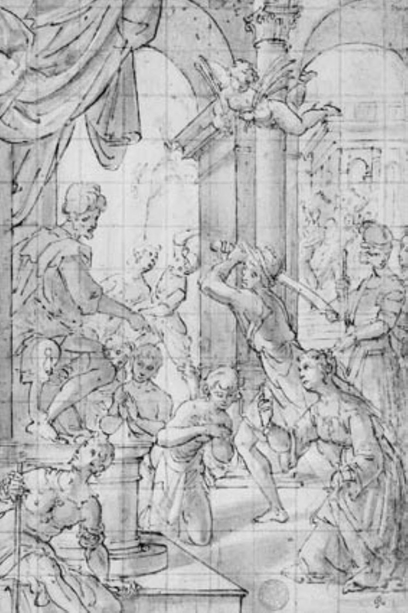 O martírio dos Macabeus (?) de Aurelio Lomi