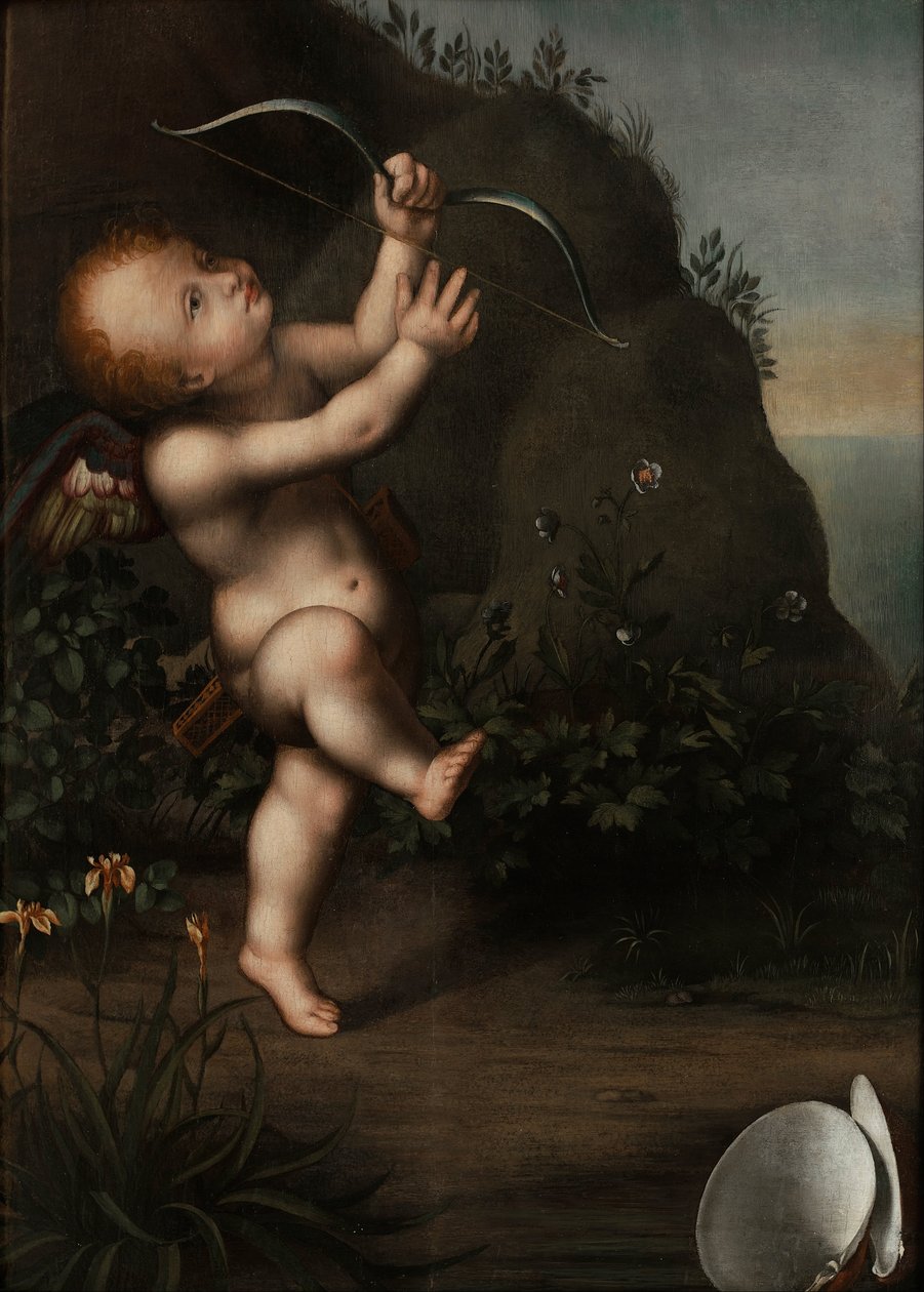 Cupido com um laço de Aurelio Luini
