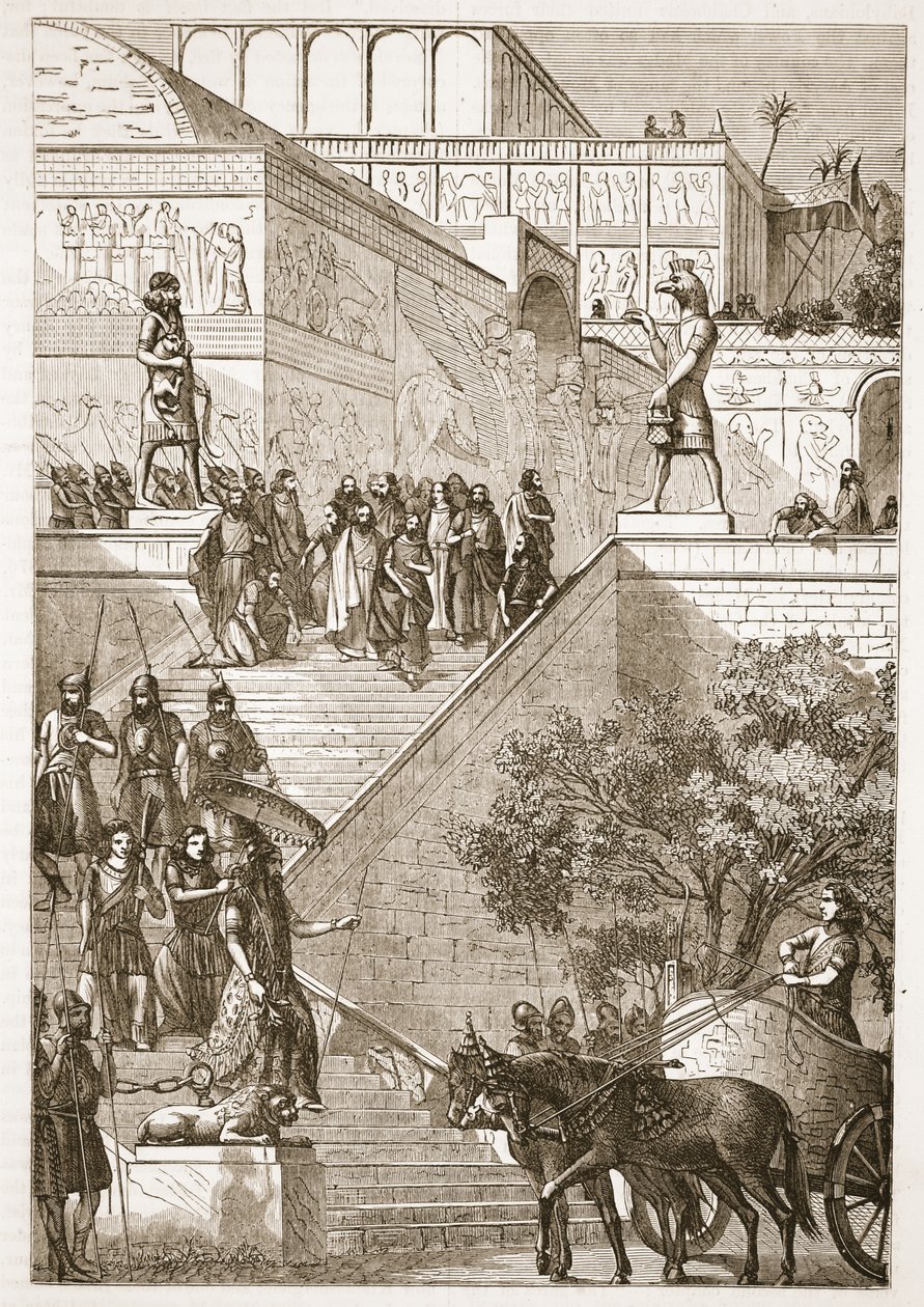 O Palácio de Kouyunjik, restaurado de Austen Henry Layard