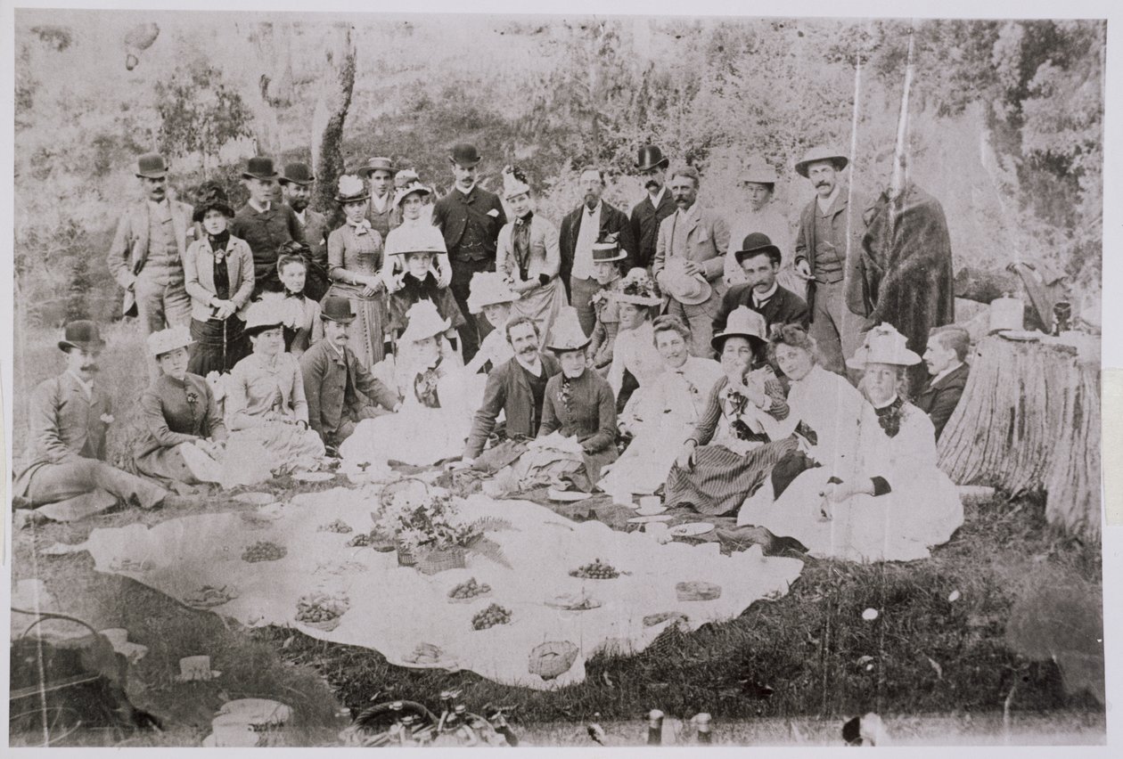 William Lawrence Bragg (1890-1971) e sua família na Austrália, no final do século XIX de Australian Photographer