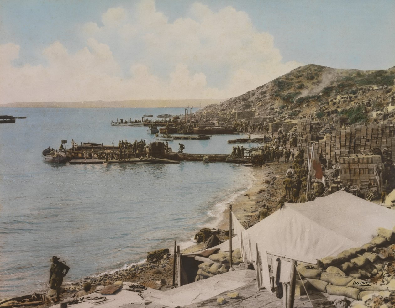 Anzac Cove, Gallipoli, Turquia, 1915 de Australian Photographer