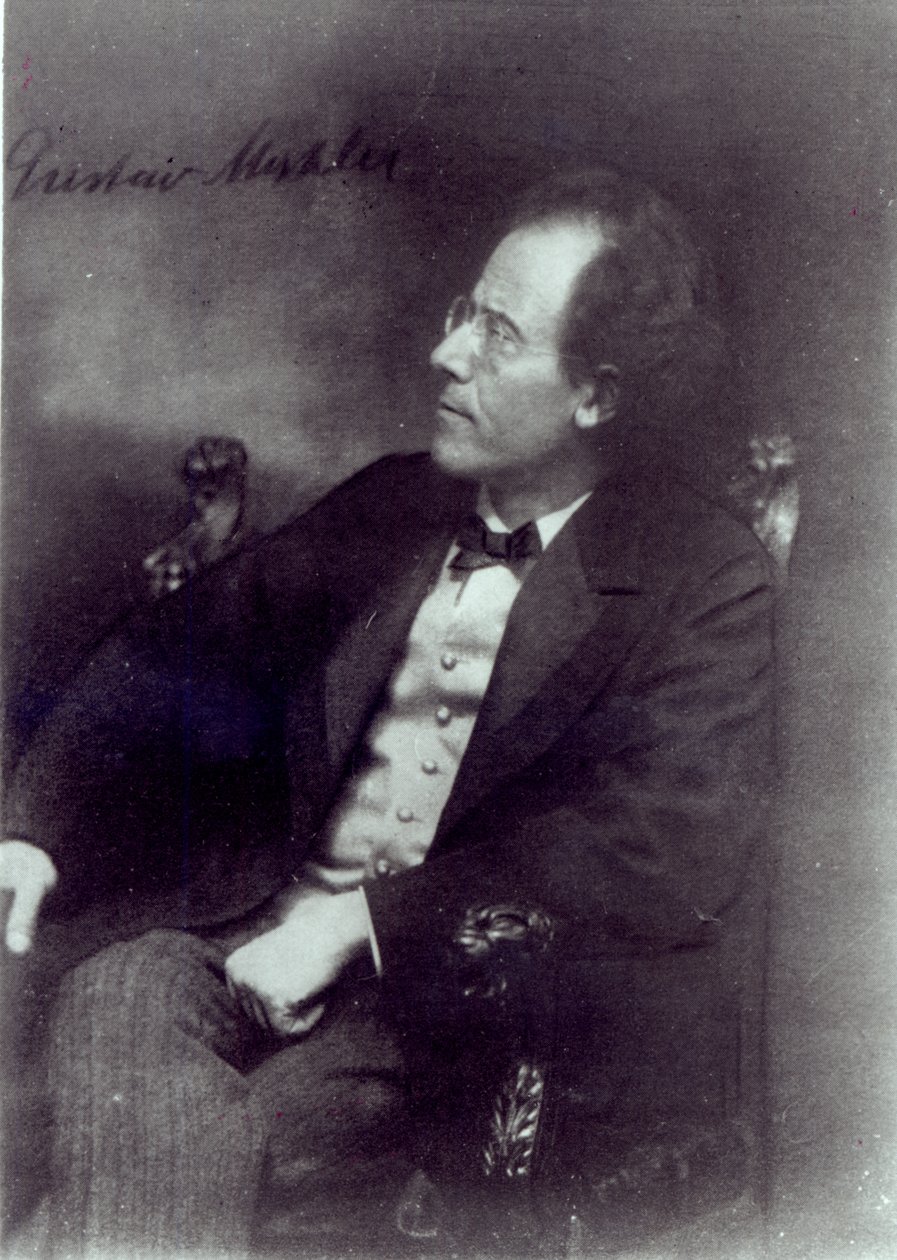 Retrato de Gustav Mahler, c.1907 de Austrian Photographer