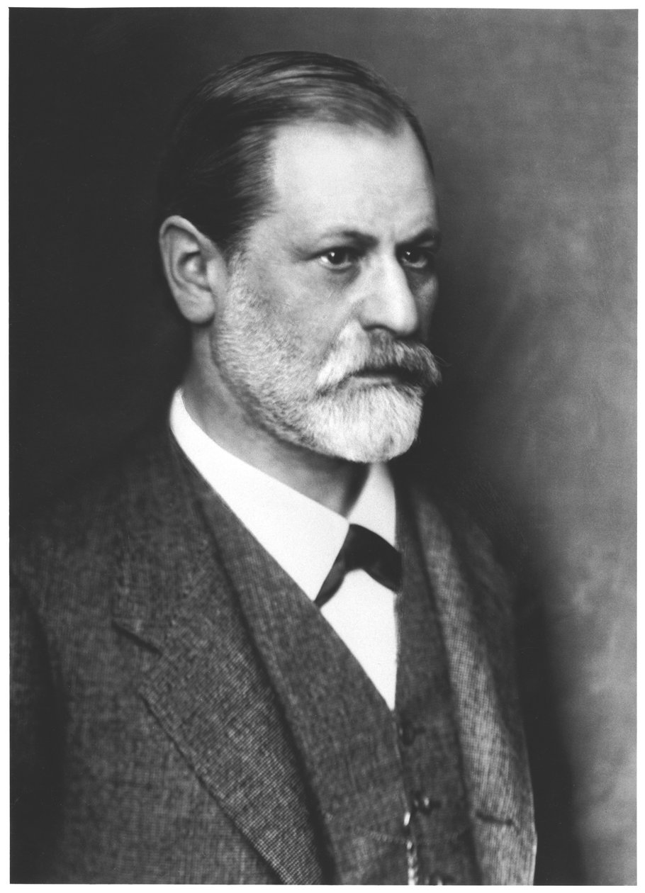 Retrato de Sigmund Freud (1856-1939) c.1900 de Austrian Photographer