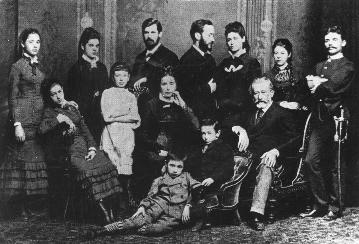 A Família Freud, c.1876 de Austrian Photographer