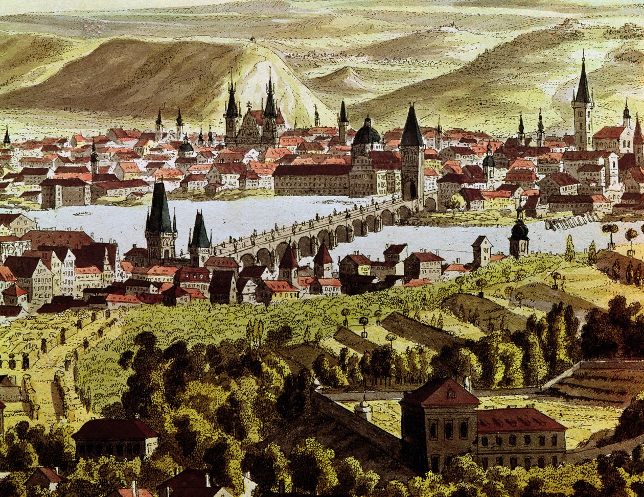 Vista de Praga de Austrian School