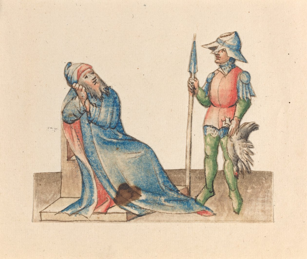 Isaque e Esaú de Austrian 15th Century