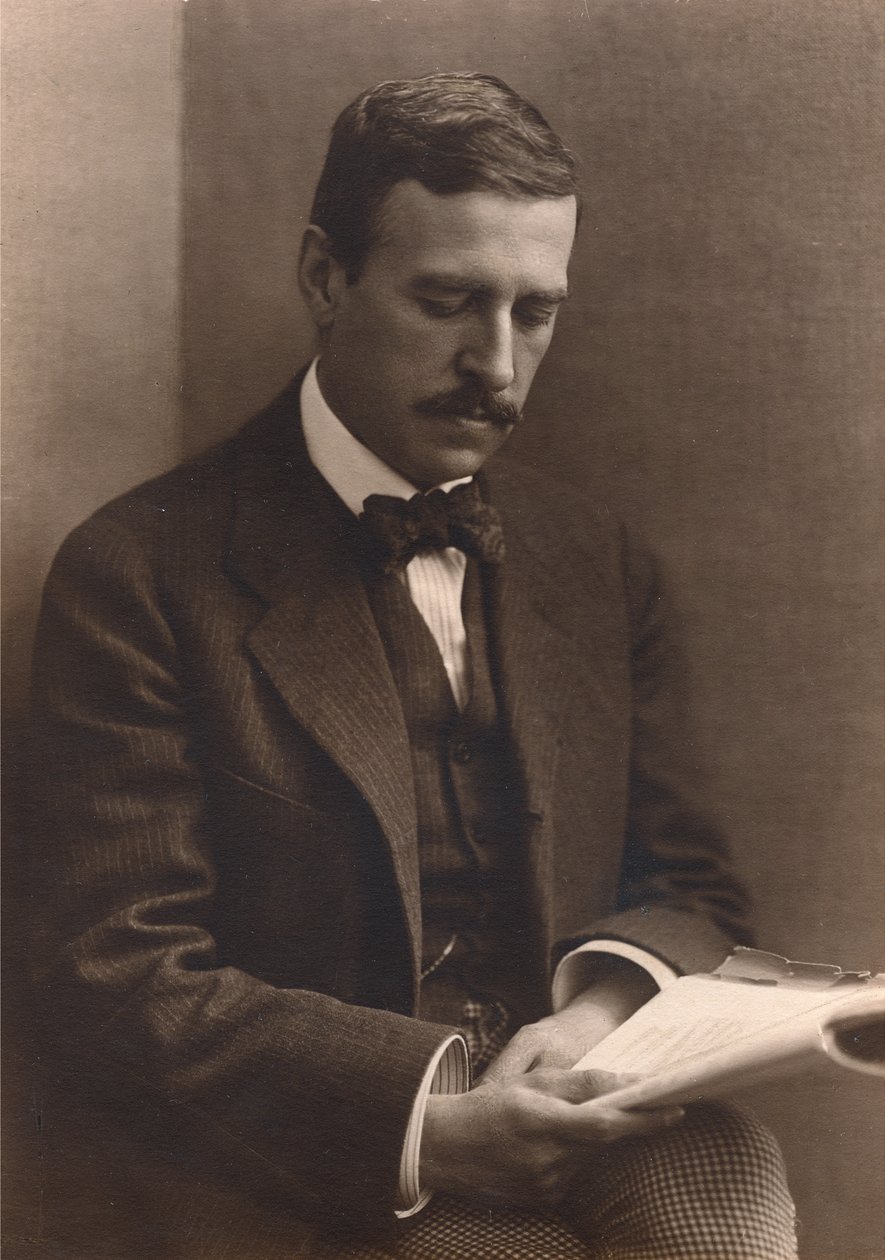 Retrato de Hugo von Hofmannsthal, c.1920-21 de Austrian Photographer