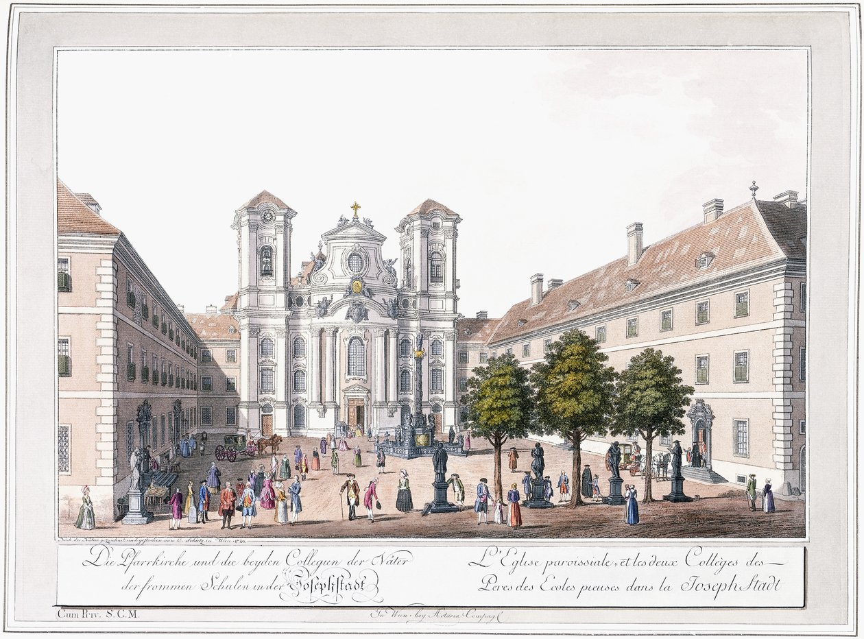 Igreja e duas escolas em Josefstadt, 1779-1792 de Austrian School