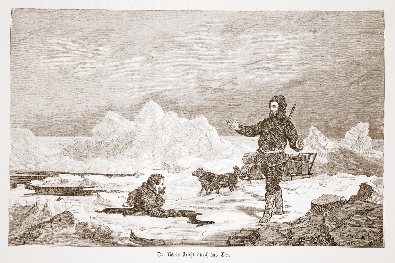 Dr Repes cai no gelo, 1876 de Austrian School