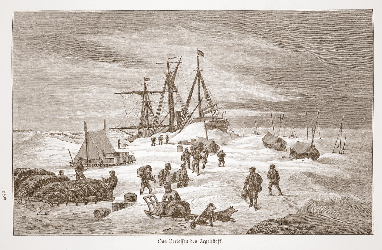 Deixando o Tegetthoff, 1876 de Austrian School