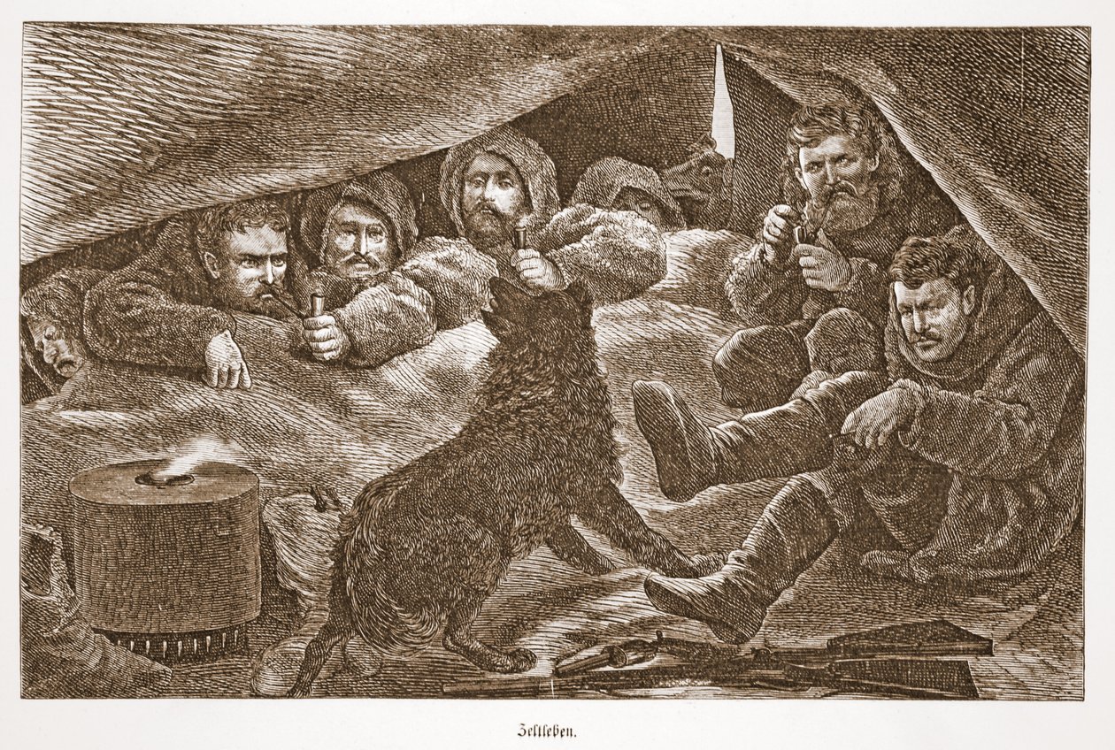 Vida na tenda, 1896 de Austrian School