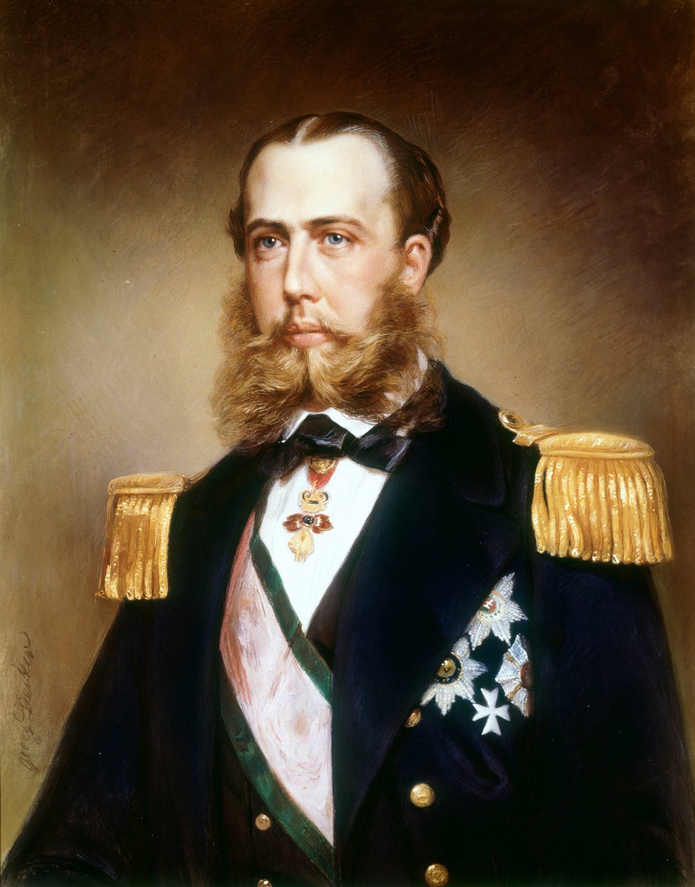Maximilian I em 1865. Ferdinand Maximilian Joseph dos Habsburgos (Viena de Austrian School