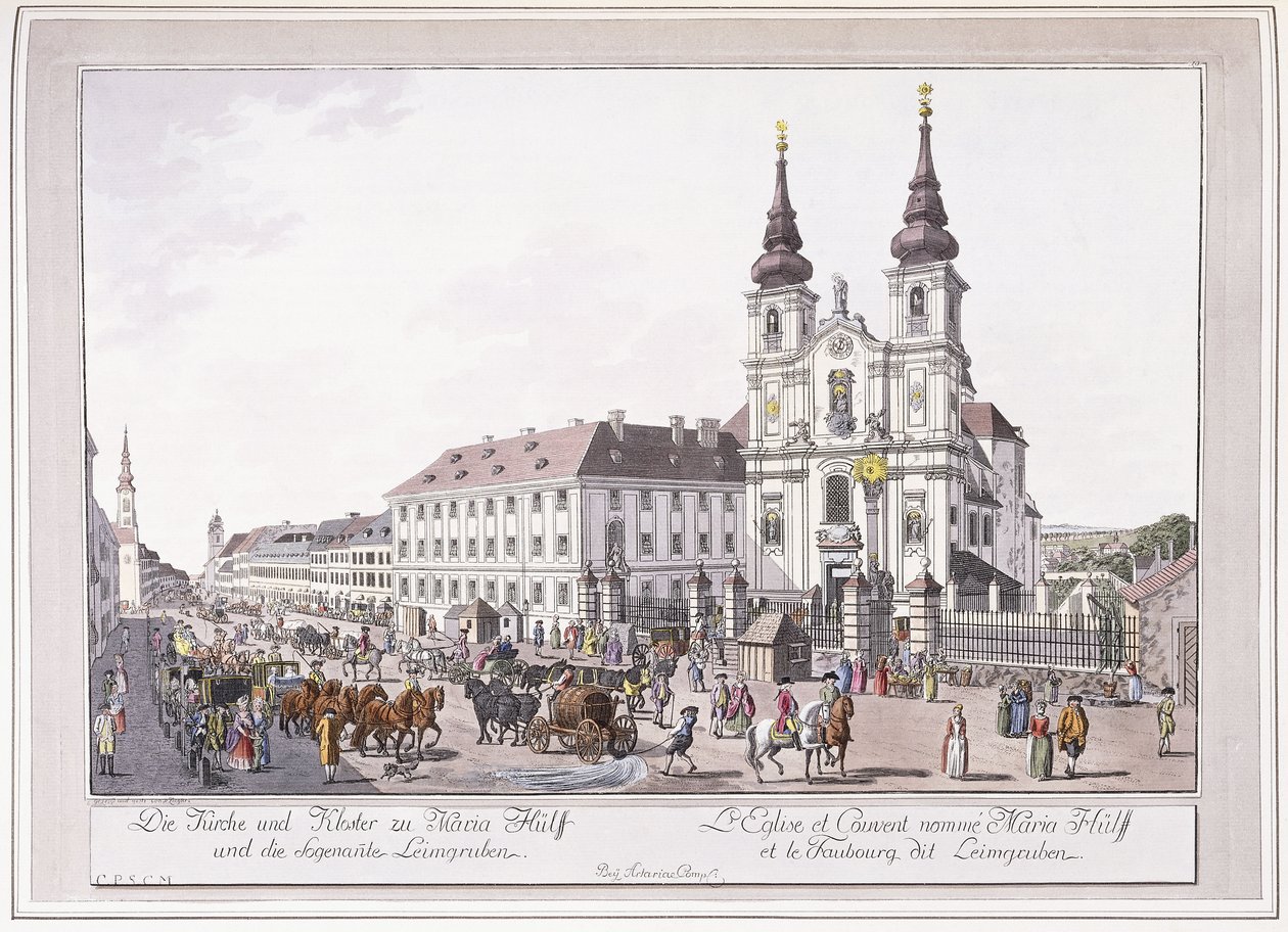 Igreja Paroquial e Convento de Mariahilf em Leimggruben de Austrian School