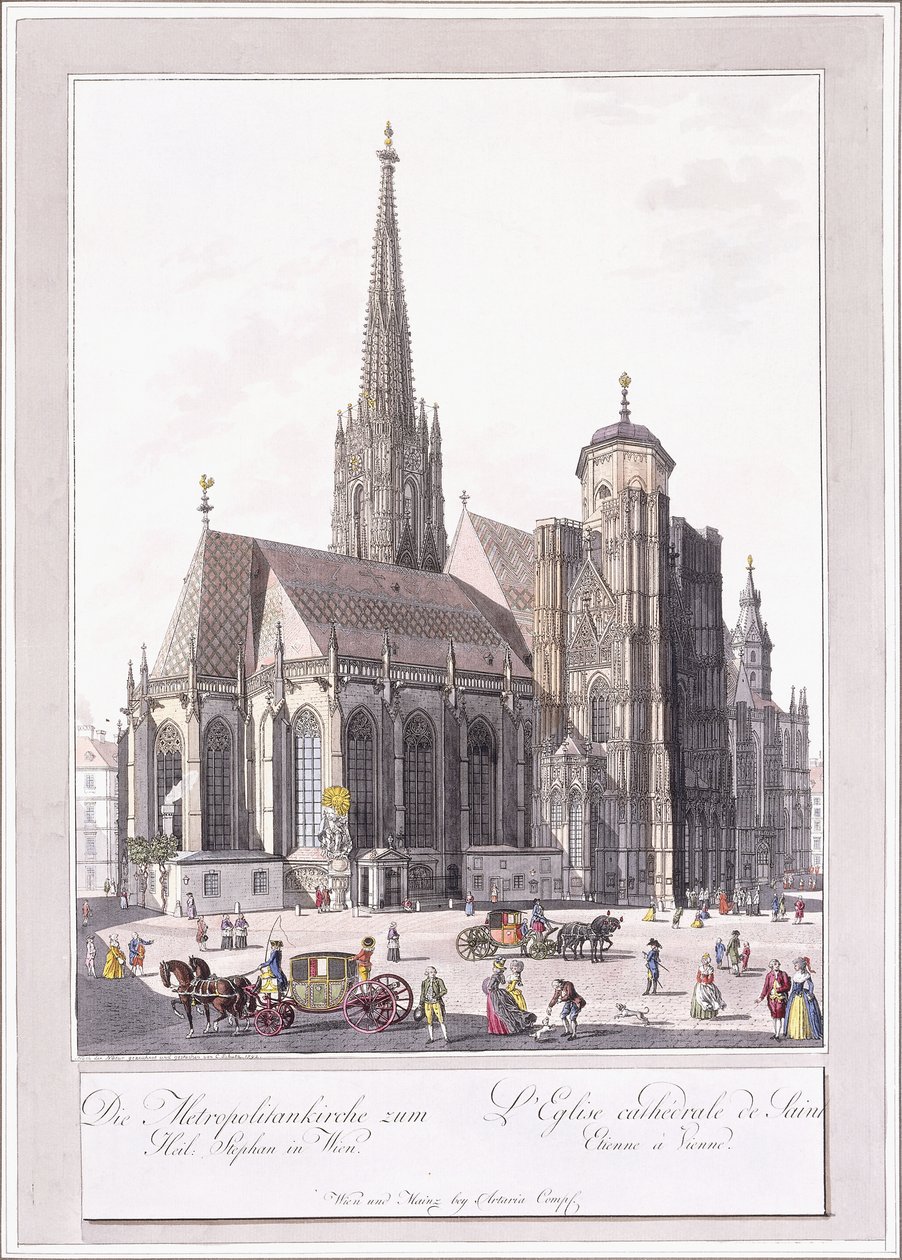 Catedral de Santo Estêvão em Viena de Austrian School