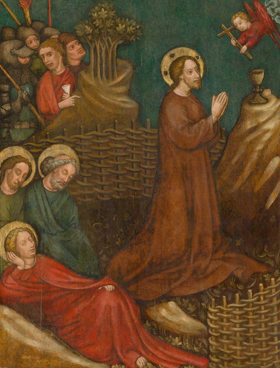 A agonia no jardim, c.1420. de Austrian master