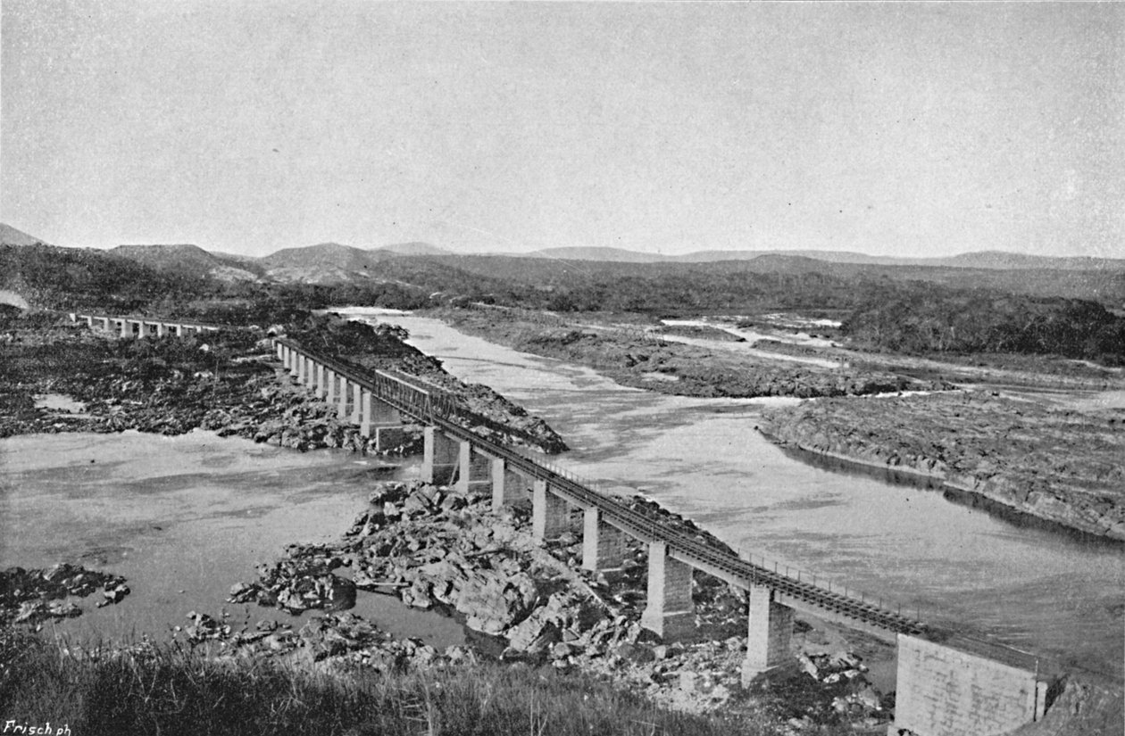 Ponte de Jaguara, Jaguare Bridge, 1895 de Axel Frick