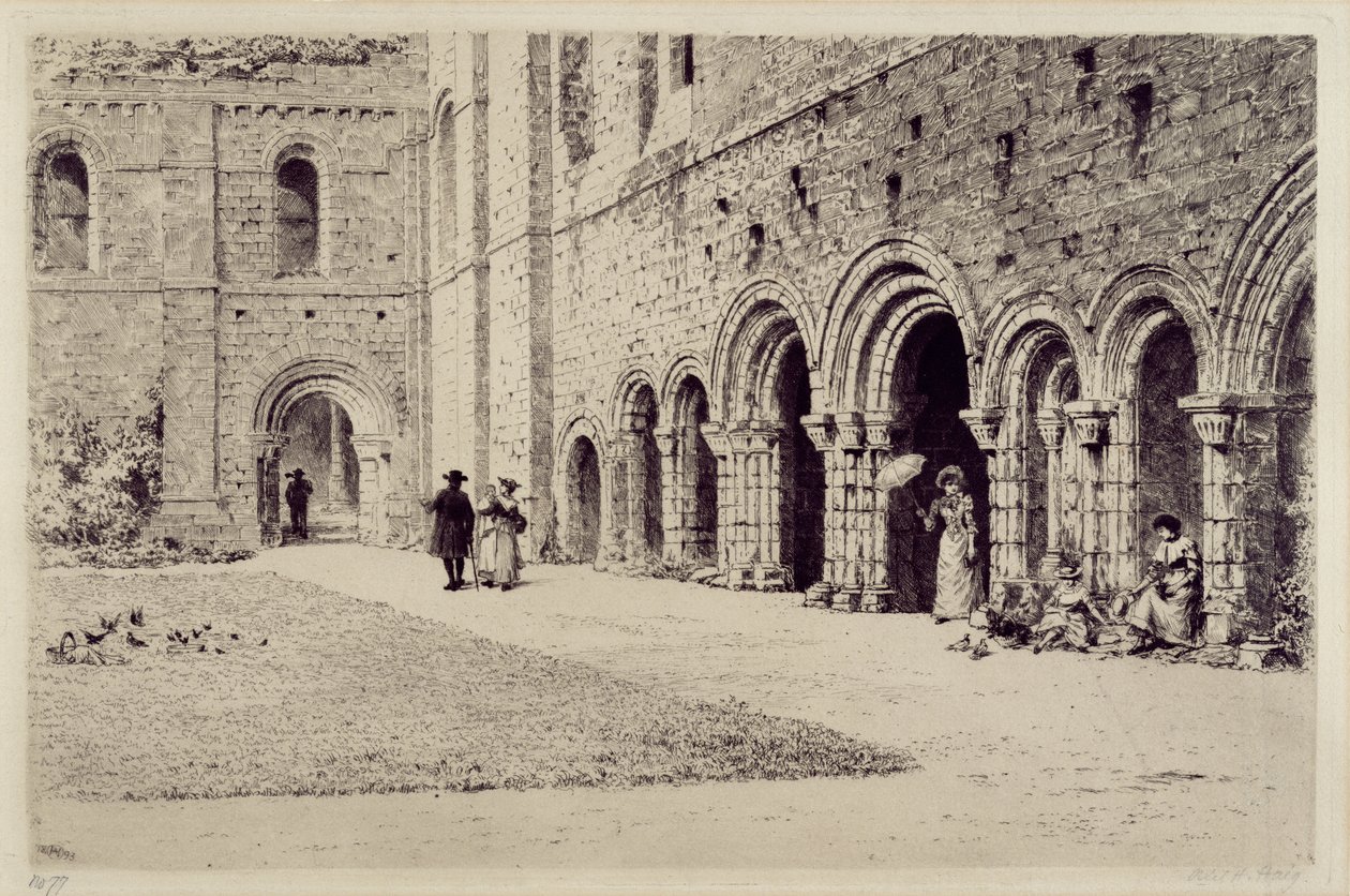 O Claustro, Abadia de Kirkstall de Axel Haig