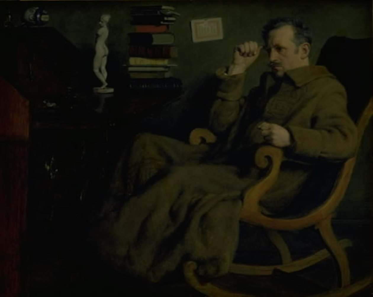 O Artista Ponderando de Axel Helsted