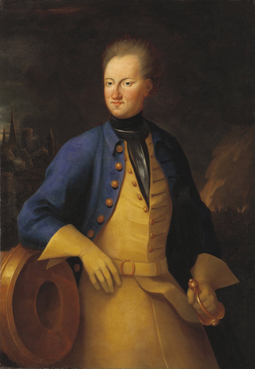 Charles XII ou Carl de Suede - Retrato do Rei Carlos XII da Suécia (1682-1718), de Sparre, Axel (1652-1728). Óleo sobre tela de Axel Sparre