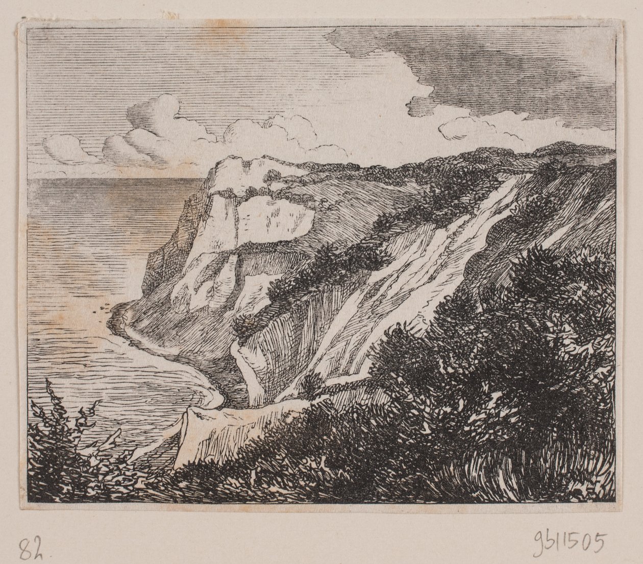 a montanha Moens Klint de Axel Theodor Kittendorff