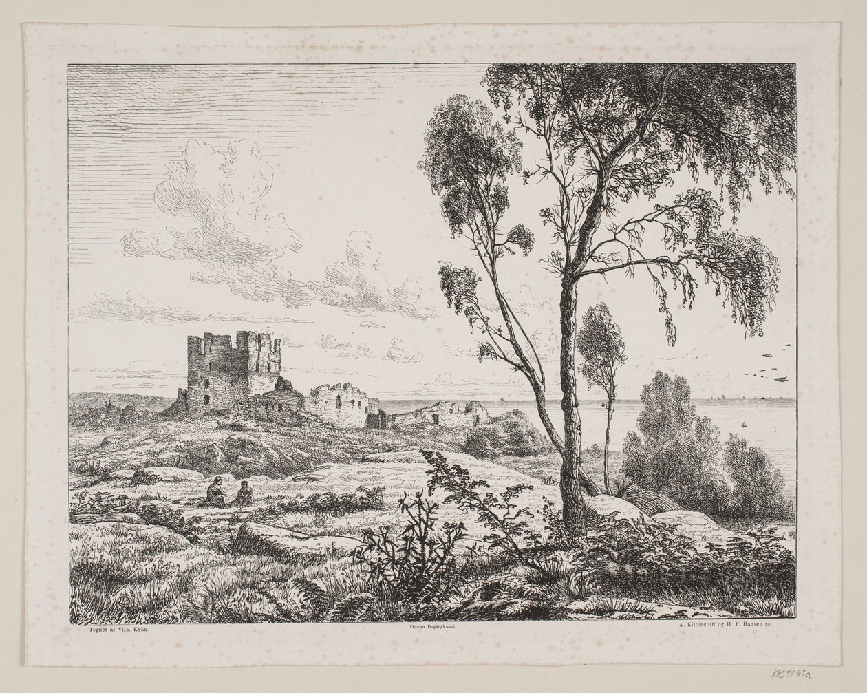 Festa em Hammershus de Axel Theodor Kittendorff