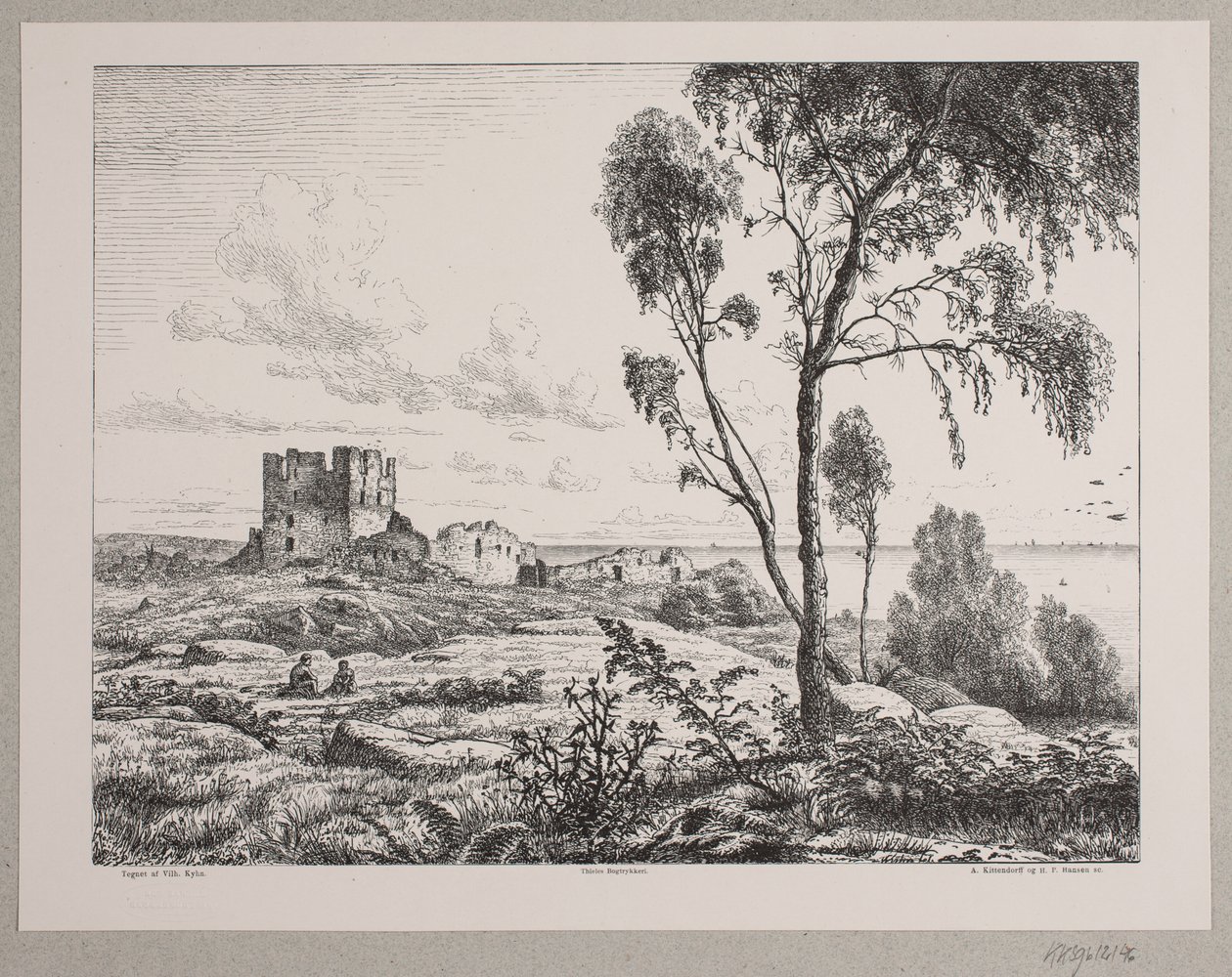 Festa em Hammershus de Axel Theodor Kittendorff