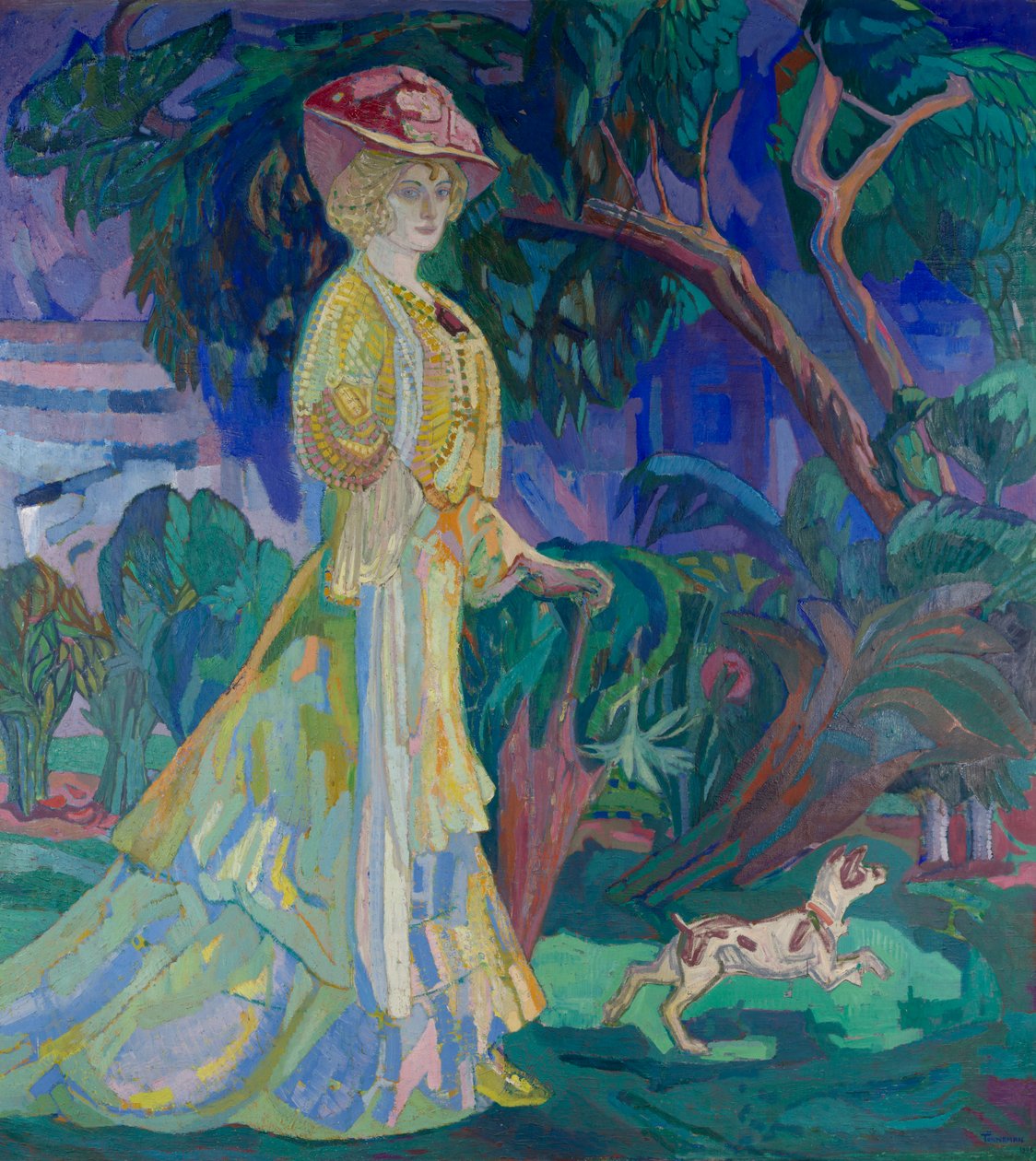 Retrato da Esposa do Artista de Axel Törneman